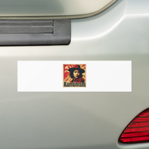 Stop Kamunism Harris Walz 2024 Comrade Kamala Bumper Sticker