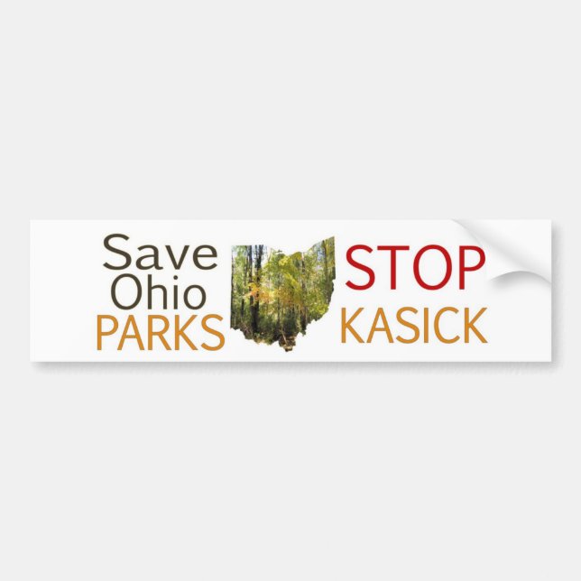 Stop KaSICK Parks Bumper Sticker (Front)