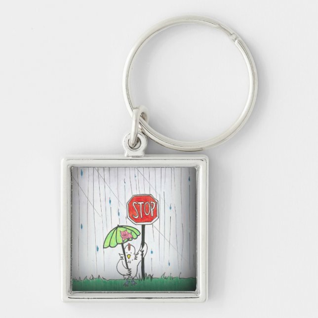 STOP. KEYCHAIN (Front)