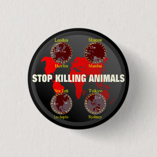 Stop killing Animals Pinback Button