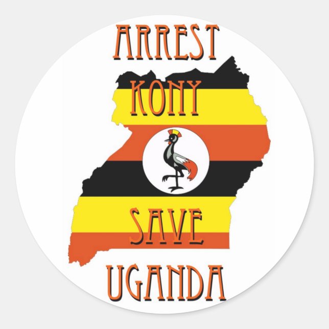 Stop Kony 2012 Classic Round Sticker (Front)