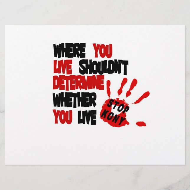 STOP KONY 2012 FLYER (Front)