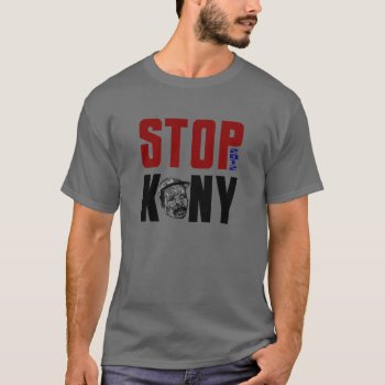 Stop Kony 2012 T-shirt by NetSpeak at Zazzle