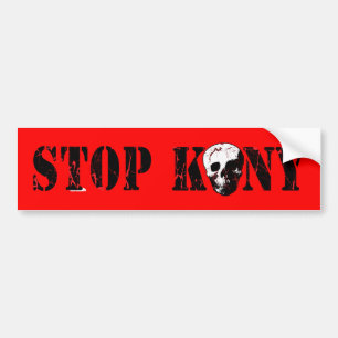 Stop Kony Bumper Sticker