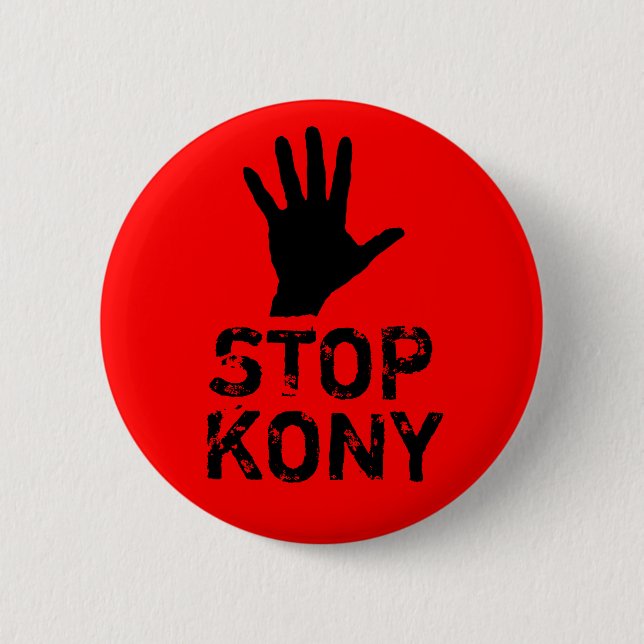 Stop Kony Button (Front)