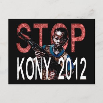 Stop Kony  Postcards - Cheap April 20 Pinups by NetSpeak at Zazzle