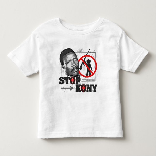 STOP KONY TODDLER T-SHIRT (Front)