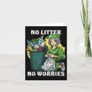 Stop Littering Nature Protection Environmental Pro Card