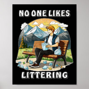 Stop Littering Nature Protection Environmental Pro Poster