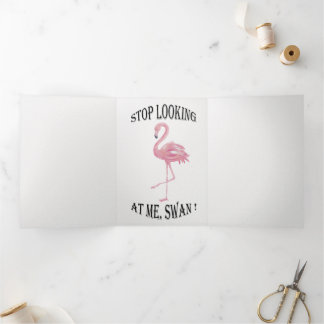 Stop Looking at me Swan Tri-Fold Announcement