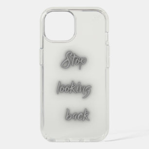 Stop Looking Minimal Black Aesthetic Phone Cases