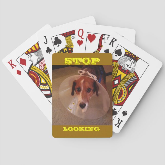 Stop Looking. Poker Cards (Back)
