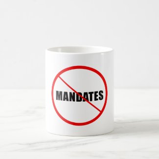 Stop Mandates Coffee Mug
