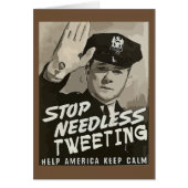 Stop Needless Tweeting (Front)