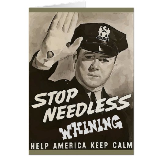 Stop Needless Whining (Change Test) (Front)