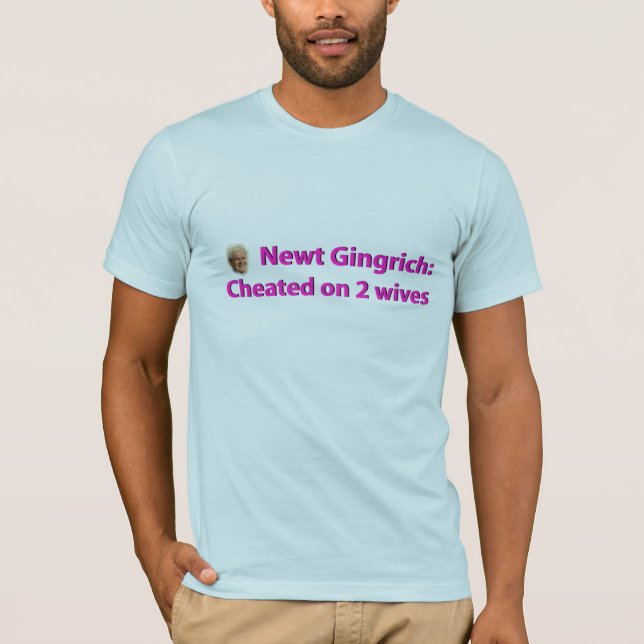 Stop Newt Gingrich! T-Shirt (Front)