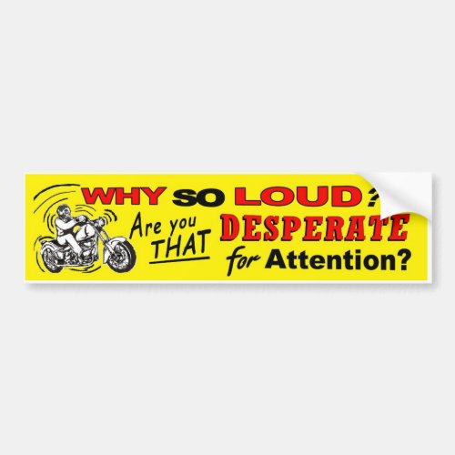 Stop Noise Pollution Bumper Sticker