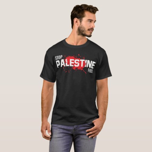 Stop Palestine Free T_Shirt