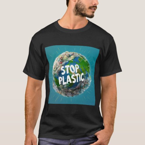 stop plastic T_Shirt