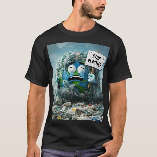 Stop plastic T_Shirt