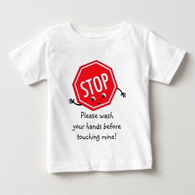 Stop Please Wash Shirt (Longsleeve) (Front)