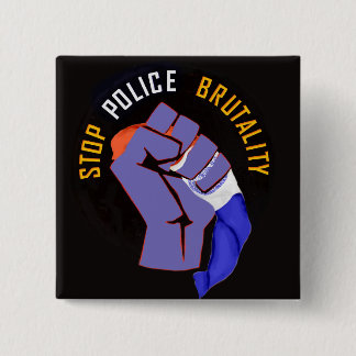 Stop Police Brutality (Occupy Wall St. Style) Pinback Button