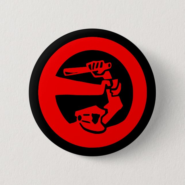 Stop Police Violence Pinback Button (Front)