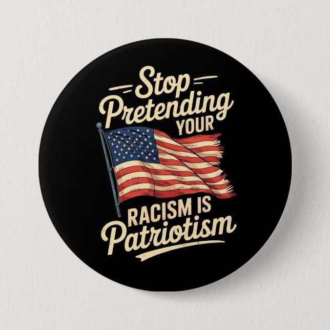stop pretending button (Front)