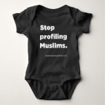 Stop Profiling Muslims, Baby One-piece Baby Bodysuit at Zazzle