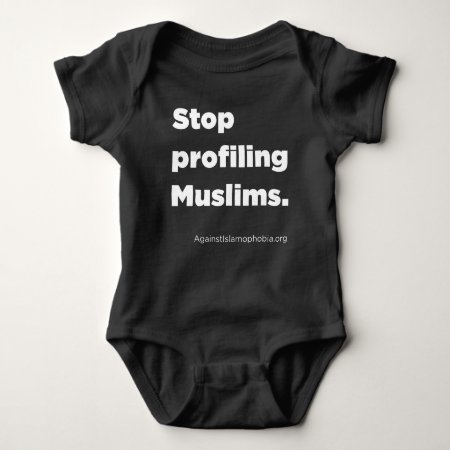 Stop Profiling Muslims, Baby One-piece Baby Bodysuit