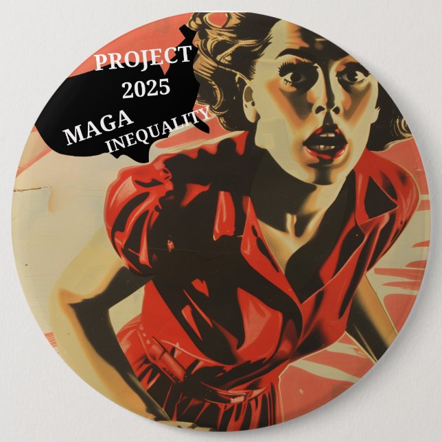 Stop Project 2025, 2024 Election Button (Front)