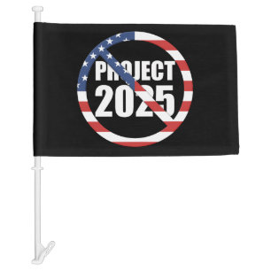 Stop Project 2025 Car Flag