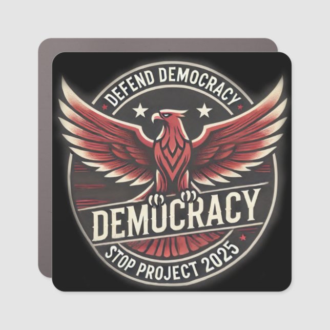 Stop Project 2025 Car Magnet (Front)