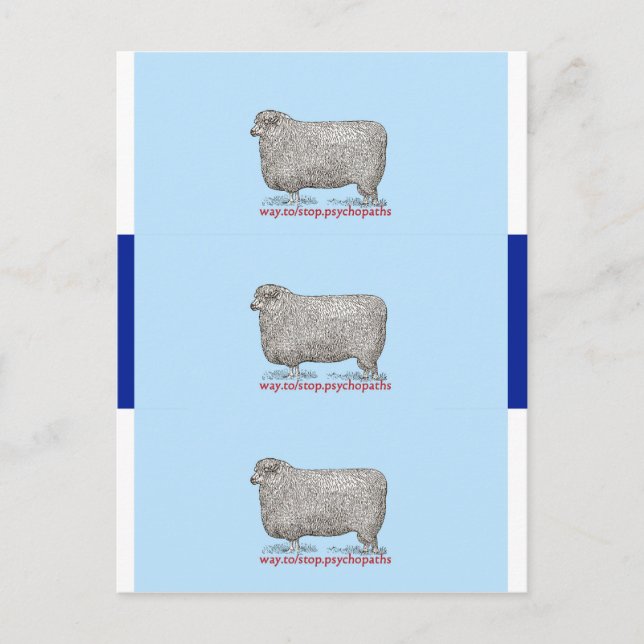 Stop Psychopaths Business Cards (Front)