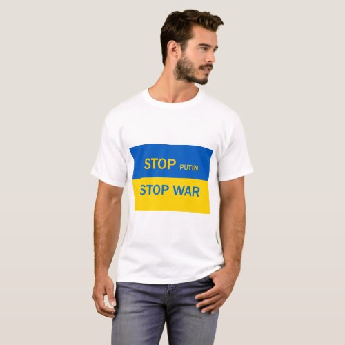 Stop Putin Stop War T_shirt T_Shirt