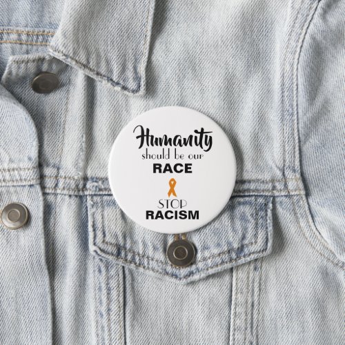 STOP RACISM PROMOTE EQUALITY round button