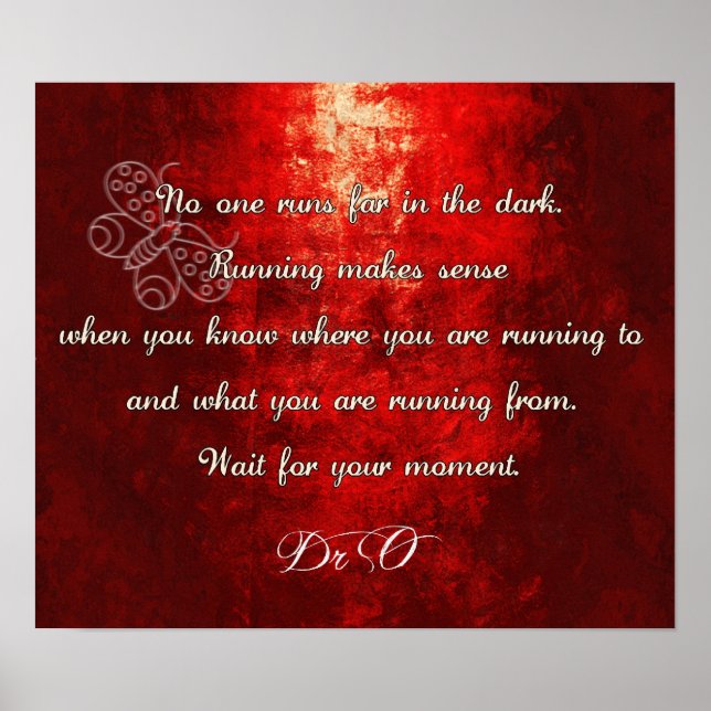 Stop running! poster (Front)