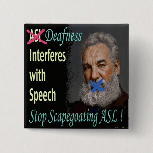 Stop Scapegoating American Sign Language ! Button