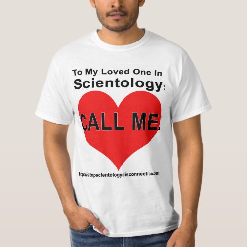 stop Scientology Disconnection T_Shirt