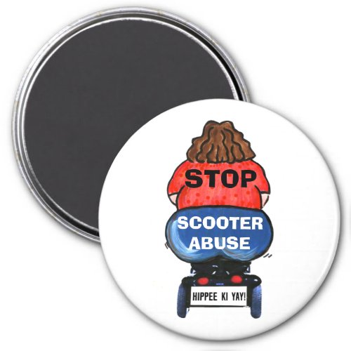 STOP SCOOTER ABUSE magnets