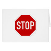 Stop sign (Front Horizontal)