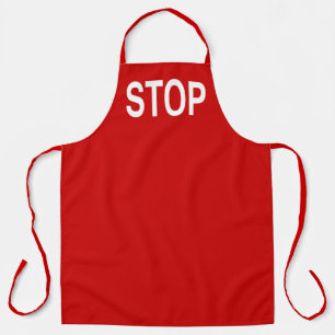 Stop Sign  Apron