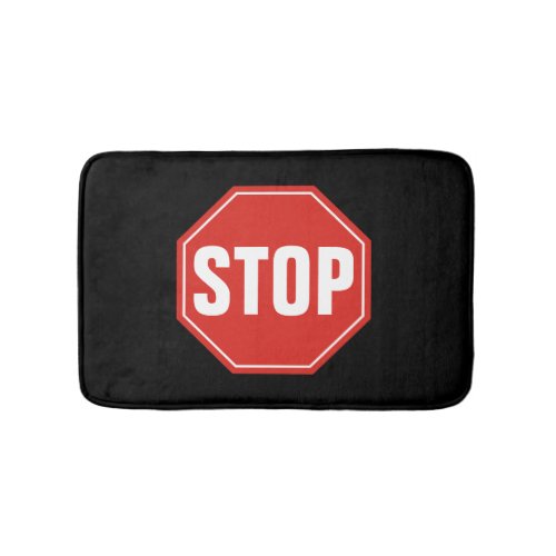 STOP Sign Bath Mat