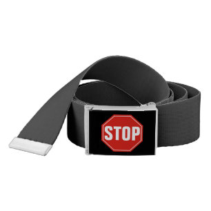 STOP Sign Belt