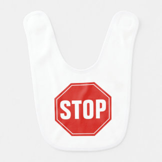 STOP Sign Bib