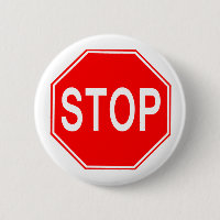 STOP Sign - Button