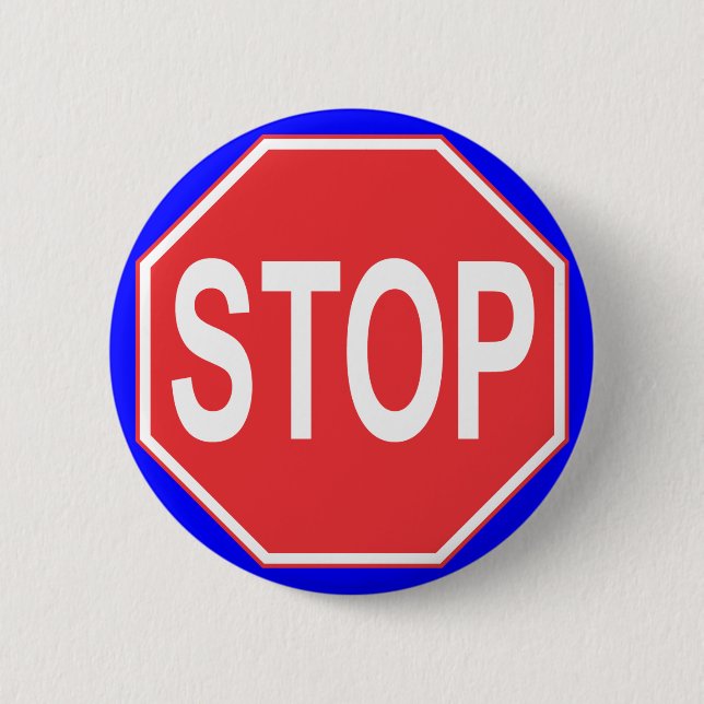 STOP SIGN BUTTON (Front)