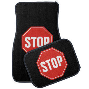 STOP Sign Car Floor Mat