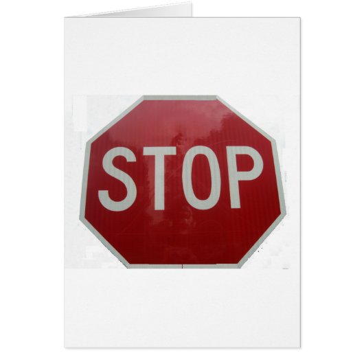 Stop Sign Cards (Front)