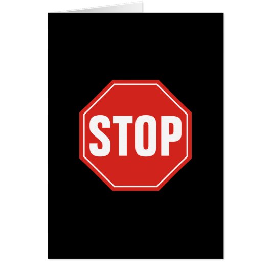 STOP Sign Cards (Front)